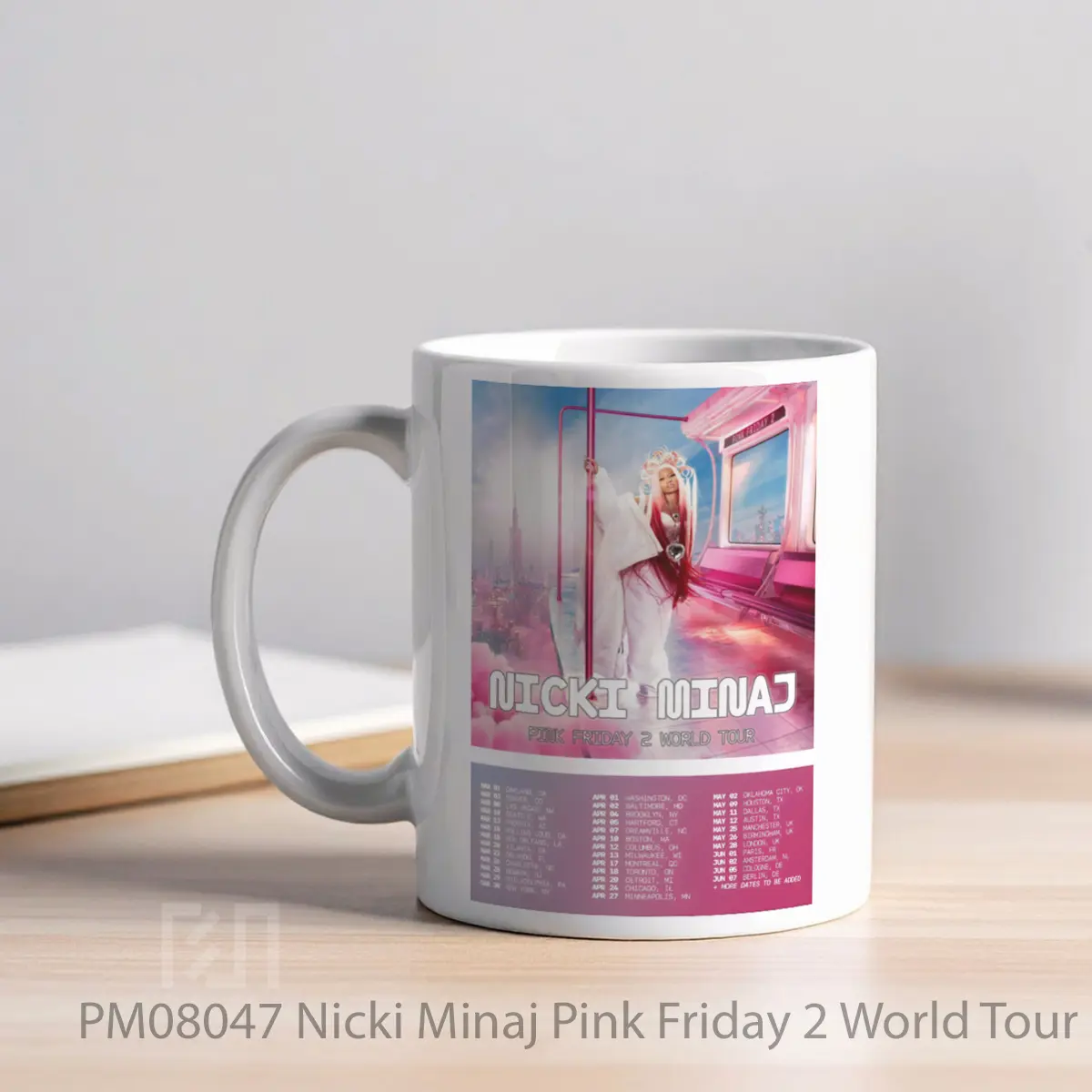 Mug Nicki Minaj Pink Friday 2 World Tour North America Europe Uk MPM08047 - All-side / Desain