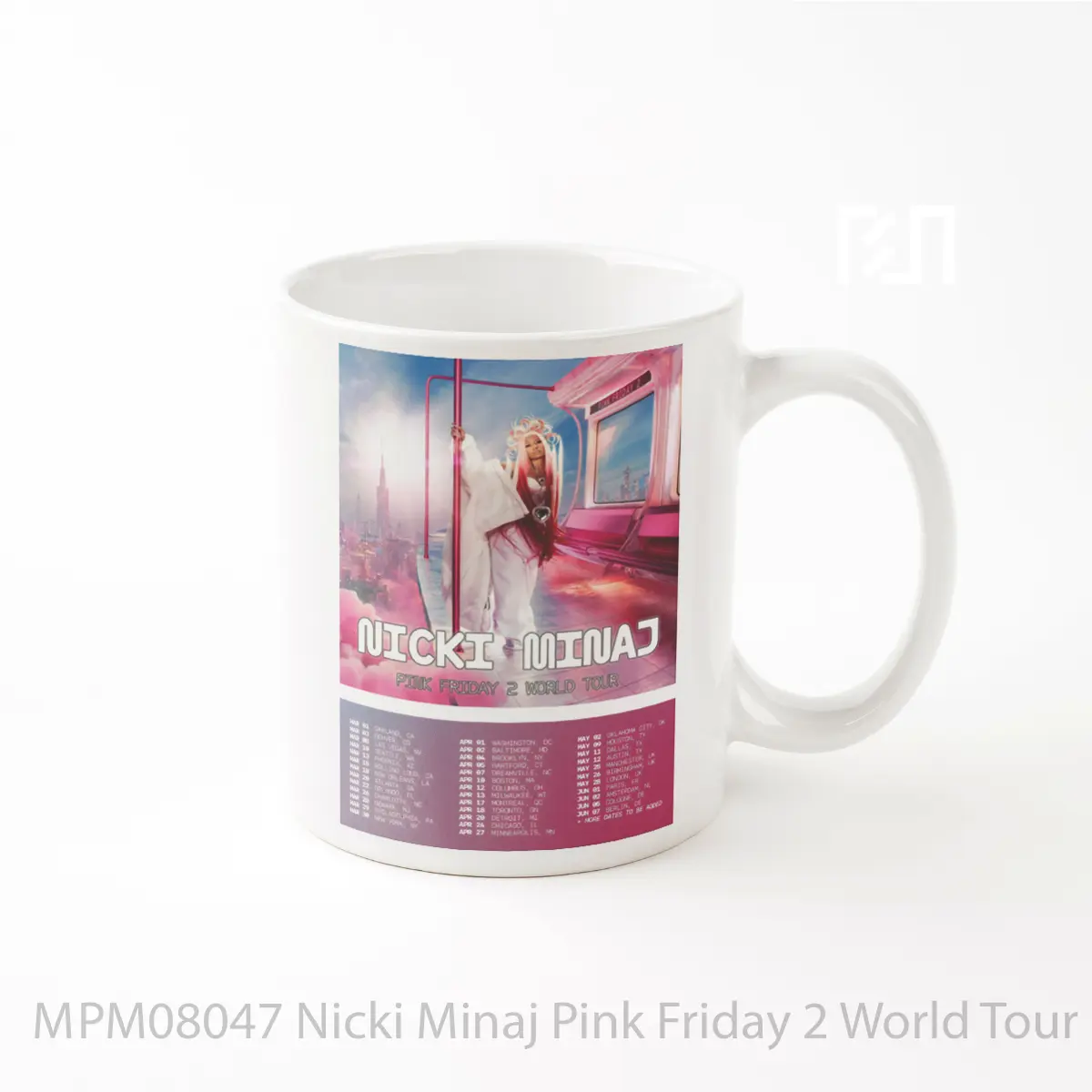 Mug Nicki Minaj Pink Friday 2 World Tour North America Europe Uk MPM08047