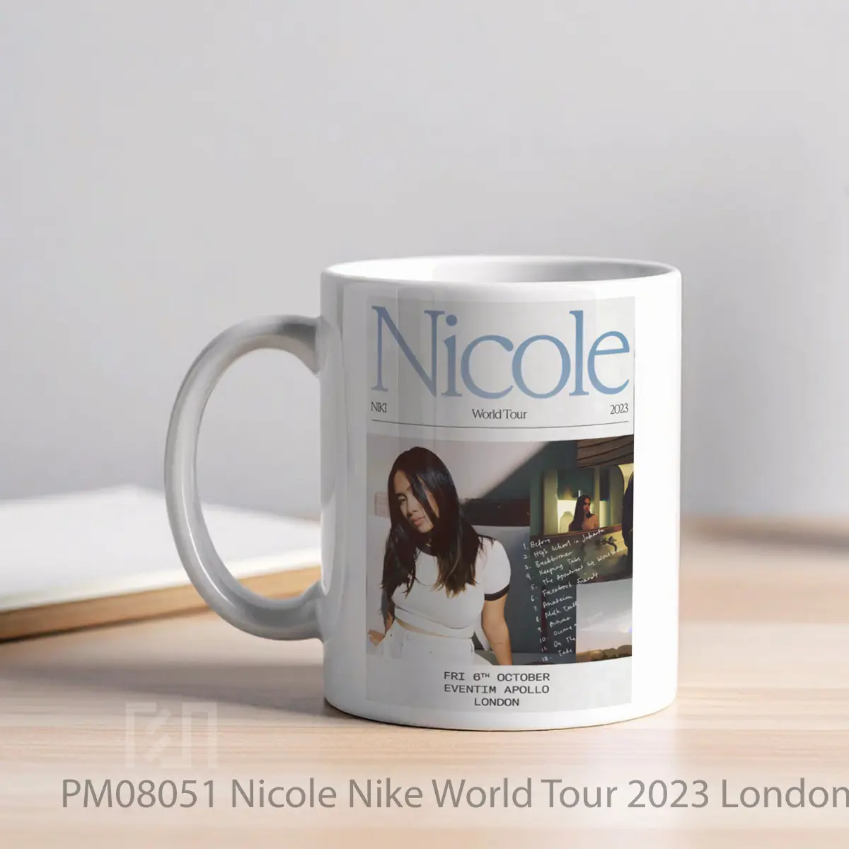 Mug Nicole Nike World Tour 2023 London Eventim Apollo 6th October 2023 MPM08051 - All-side / Desain