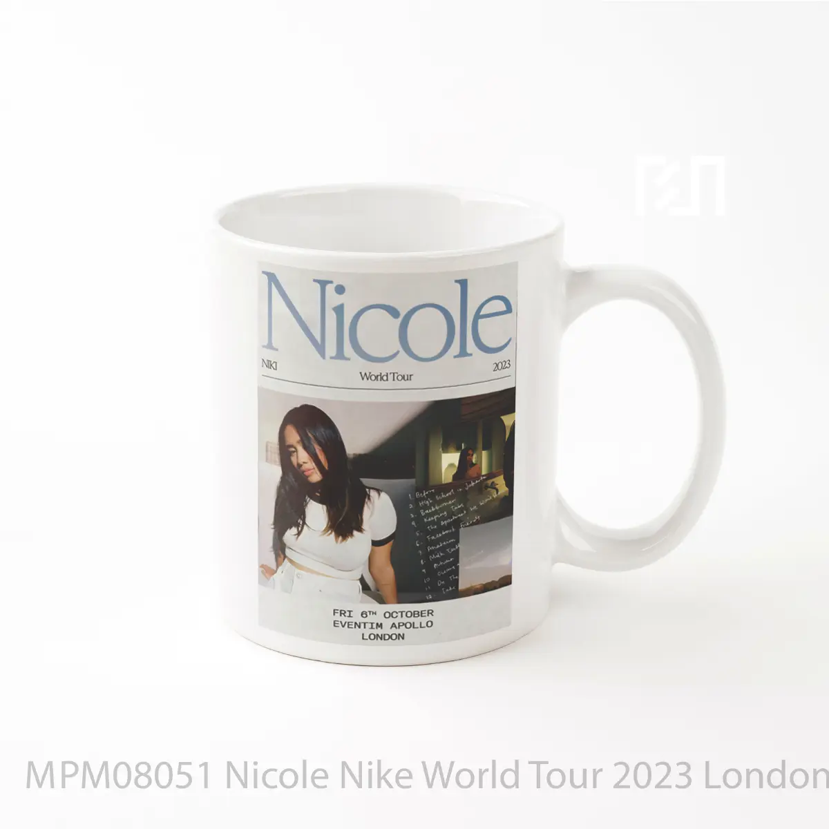 Mug Nicole Nike World Tour 2023 London Eventim Apollo 6th October 2023 MPM08051