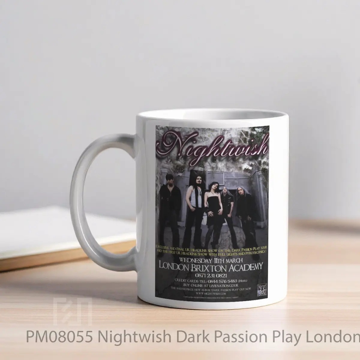 Mug Nightwish Dark Passion Play London Brixton Academy MPM08055 - All-side / Desain