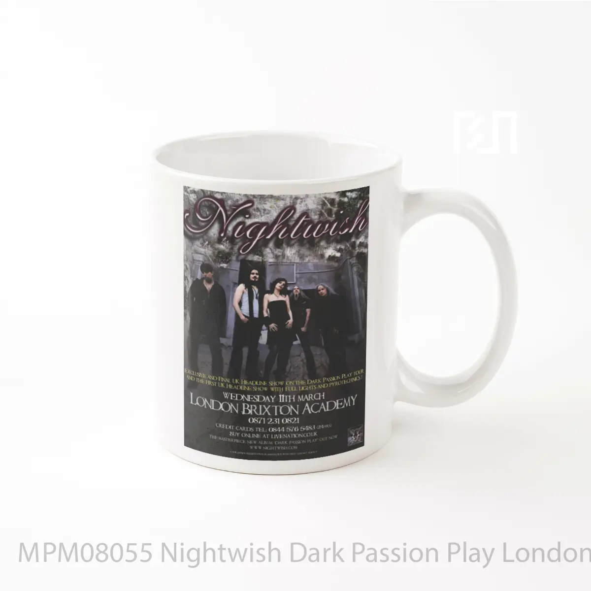 Mug Nightwish Dark Passion Play London Brixton Academy MPM08055