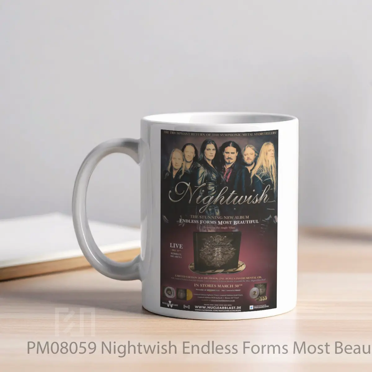 Mug Nightwish Endless Forms Most Beautiful MPM08059 - All-side / Desain