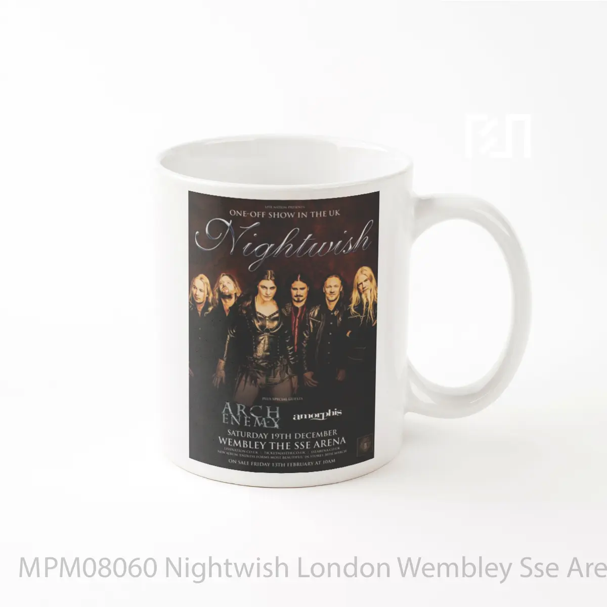 Mug Nightwish London Wembley Sse Arena 2015 Print MPM08060
