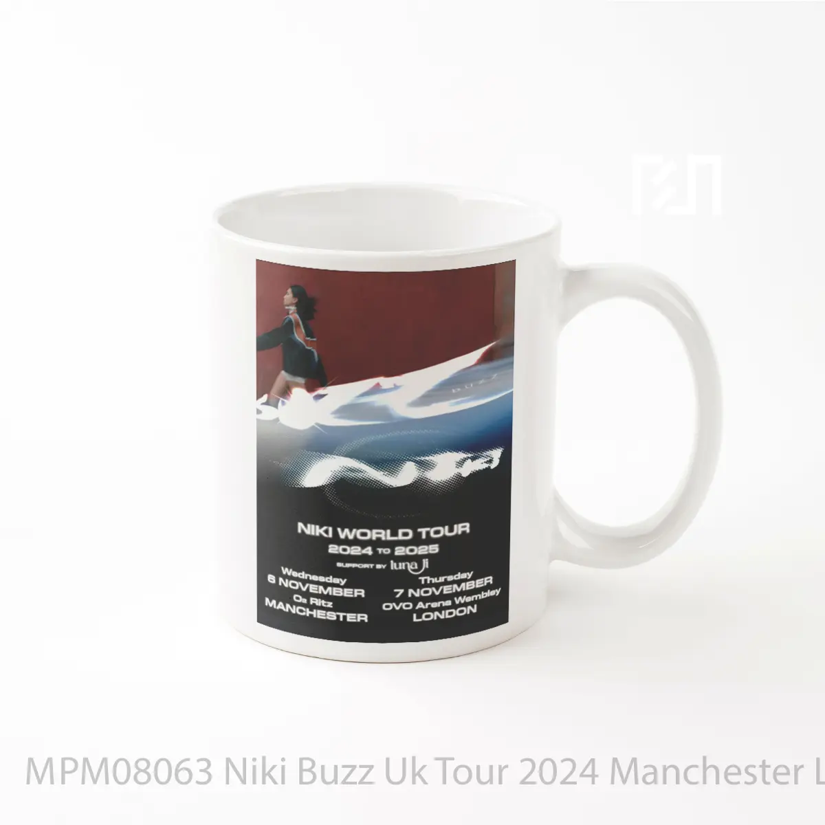 Mug Niki Buzz Uk Tour 2024 Manchester London MPM08063