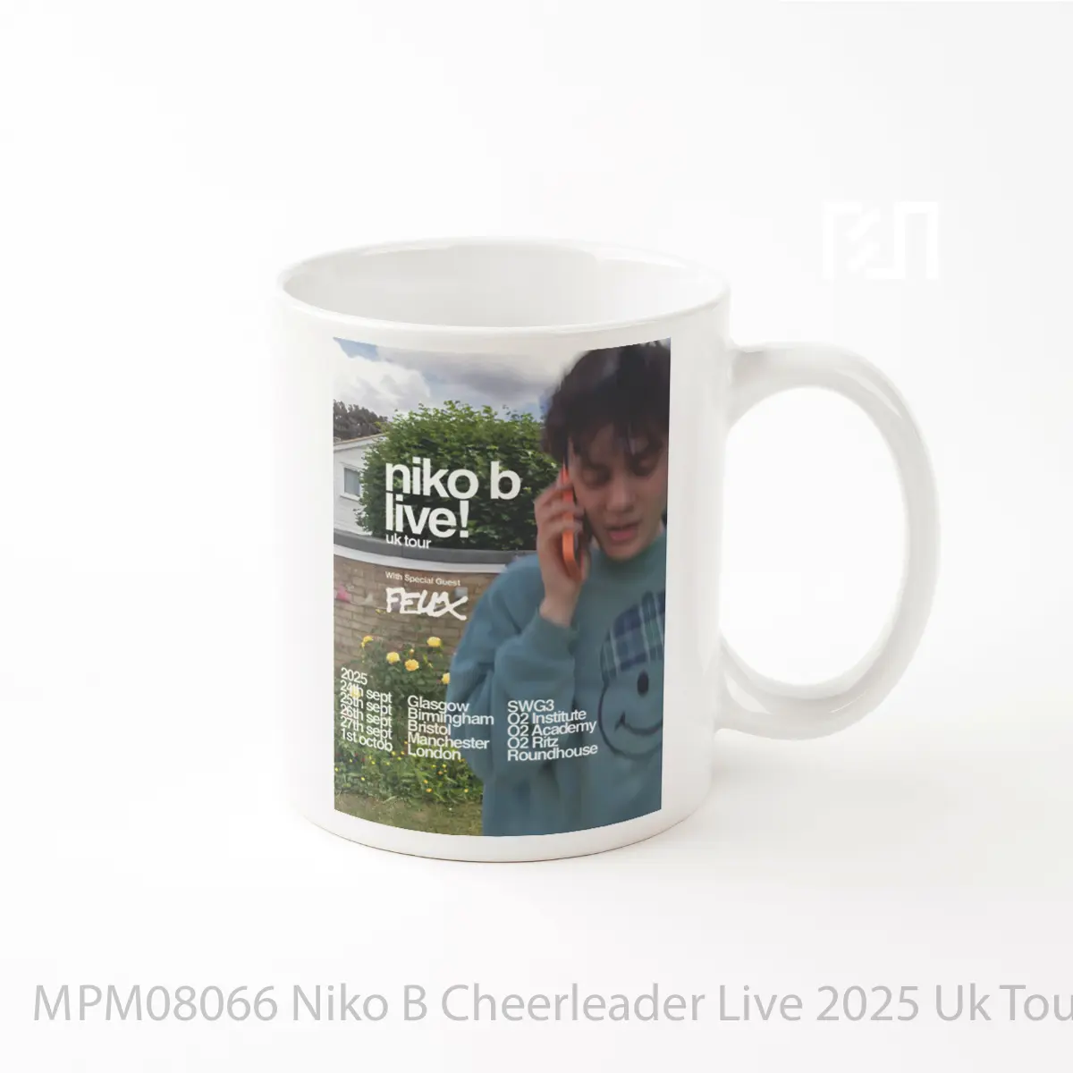 Mug Niko B Cheerleader Live 2025 Uk Tour MPM08066