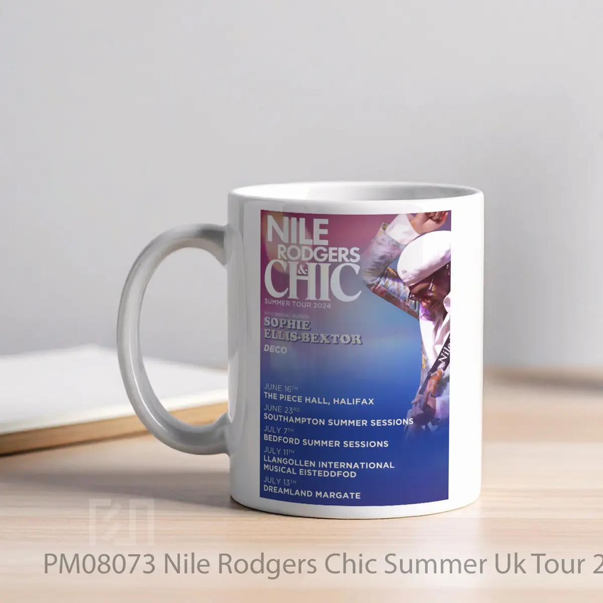 Mug Nile Rodgers Chic Summer Uk Tour 2024 Halifax Dan Lainnya MPM08073 - All-side / Desain