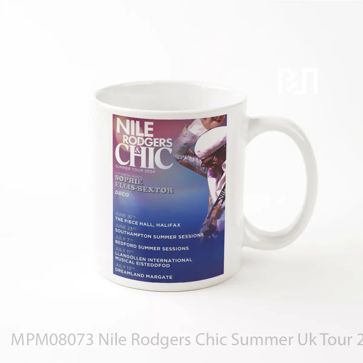 Mug Nile Rodgers Chic Summer Uk Tour 2024 Halifax Dan Lainnya MPM08073