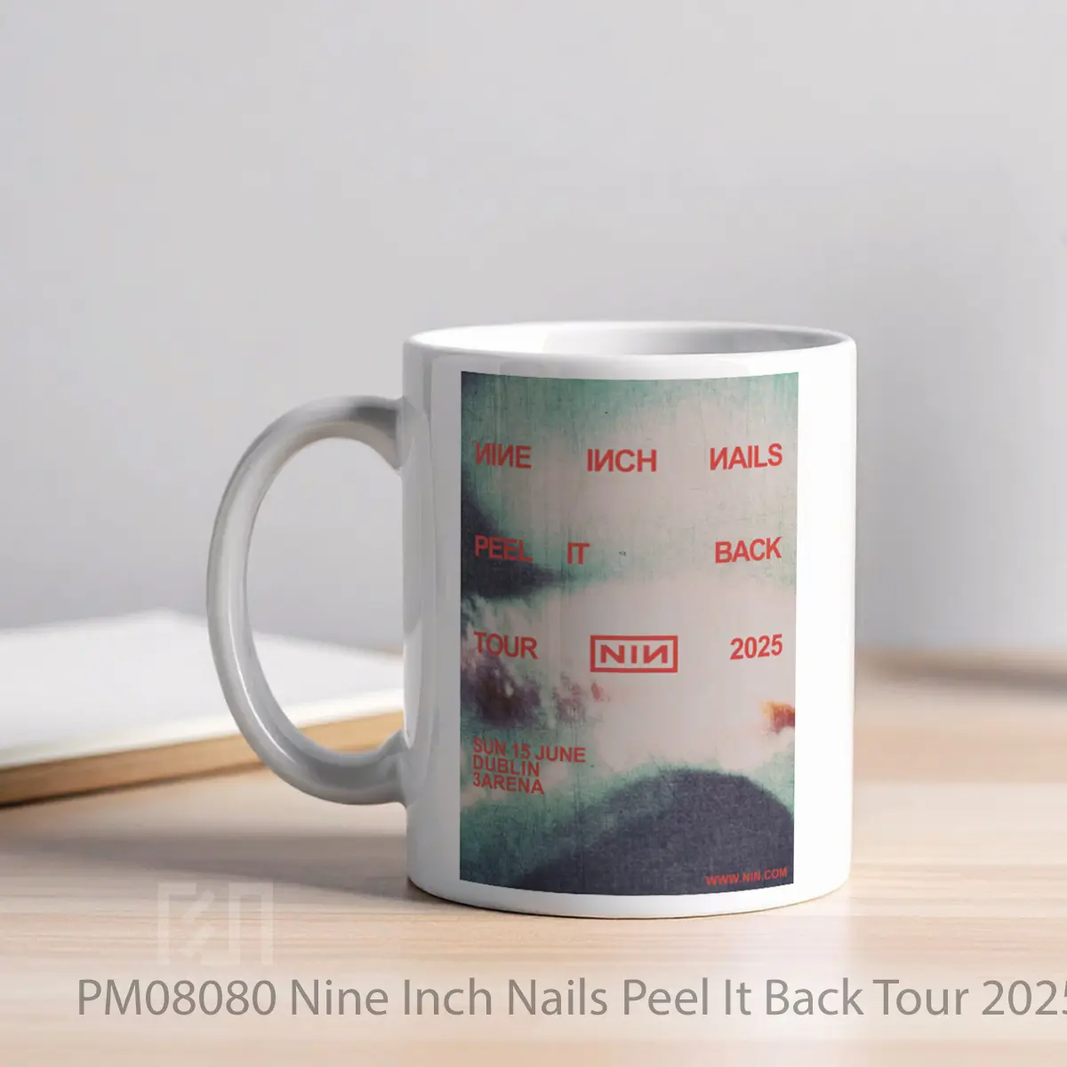 Mug Nine Inch Nails Peel It Back Tour 2025 Dublin 3arena MPM08080 - All-side / Desain