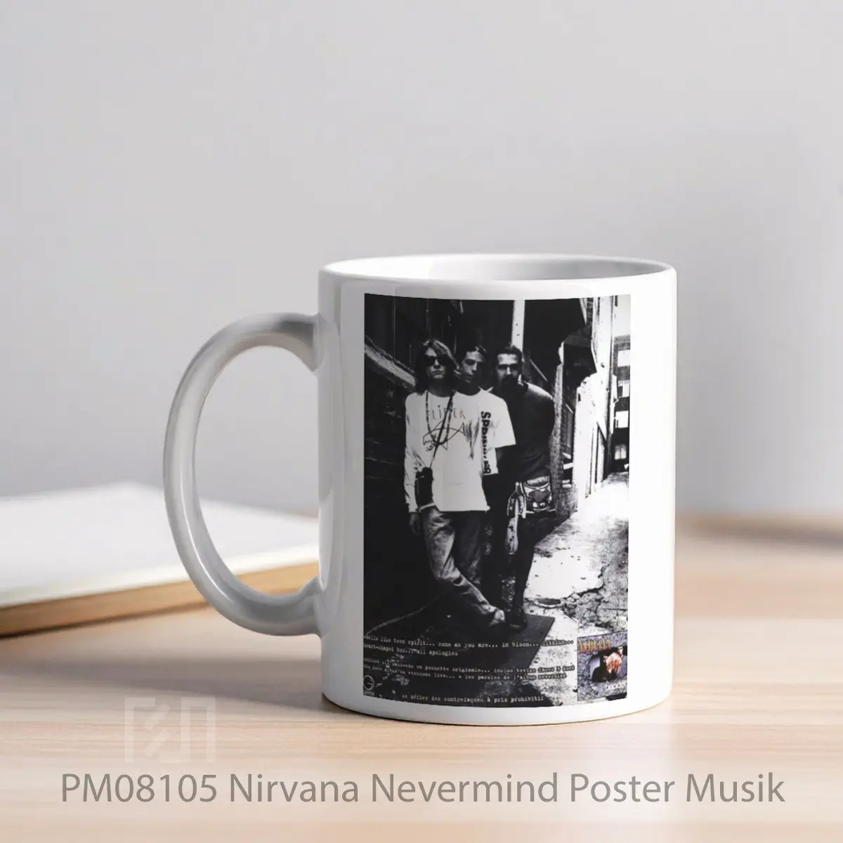 Mug Nirvana Nevermind MPM08105 - All-side / Desain