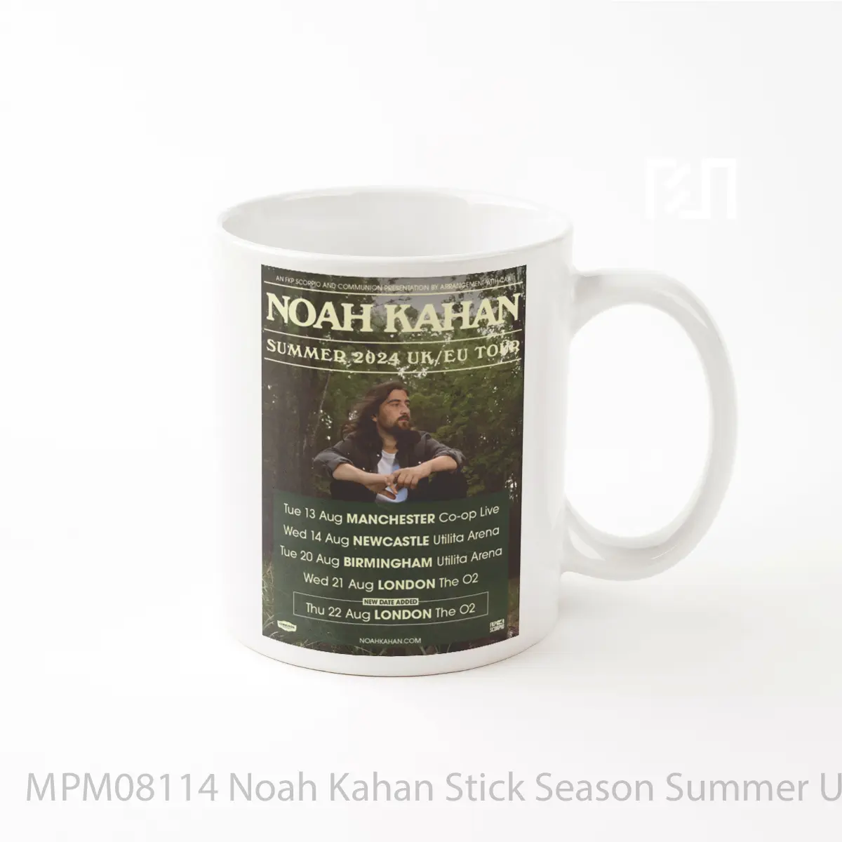 Mug Noah Kahan Stick Season Summer Uk Eu Tour 2024 MPM08114