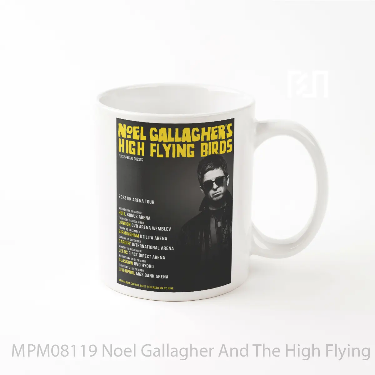 Mug Noel Gallagher And The High Flying Birds Council Skies Tour MPM08119