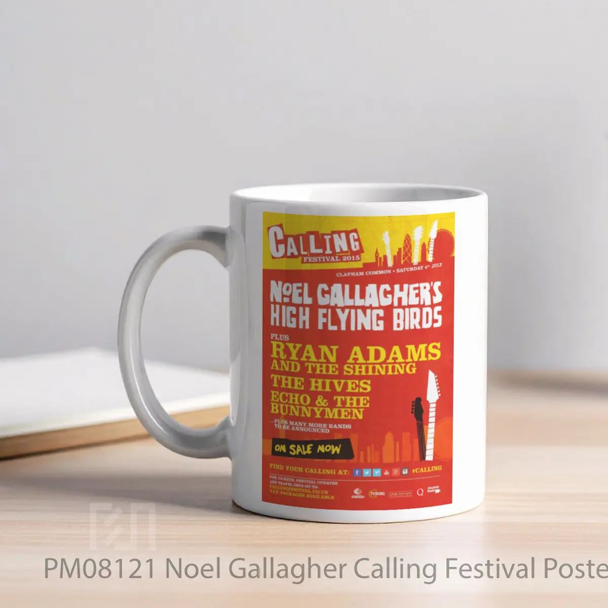 Mug Noel Gallagher Calling Festival MPM08121 - All-side / Desain