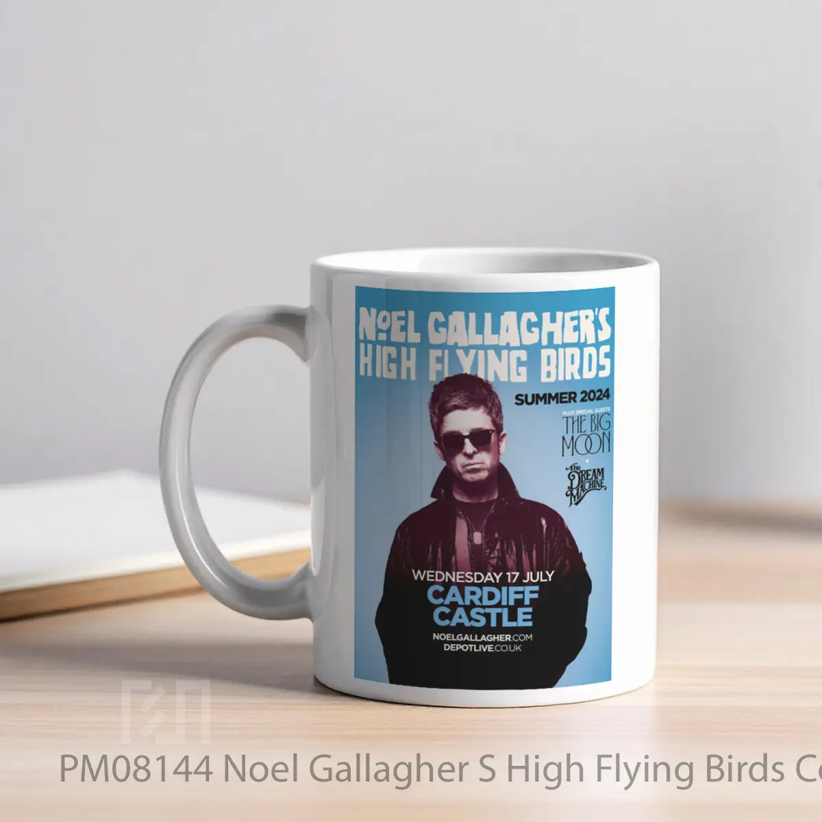 Mug Noel Gallagher S High Flying Birds Council Skies Summer Tour 2024 MPM08144 - All-side / Desain