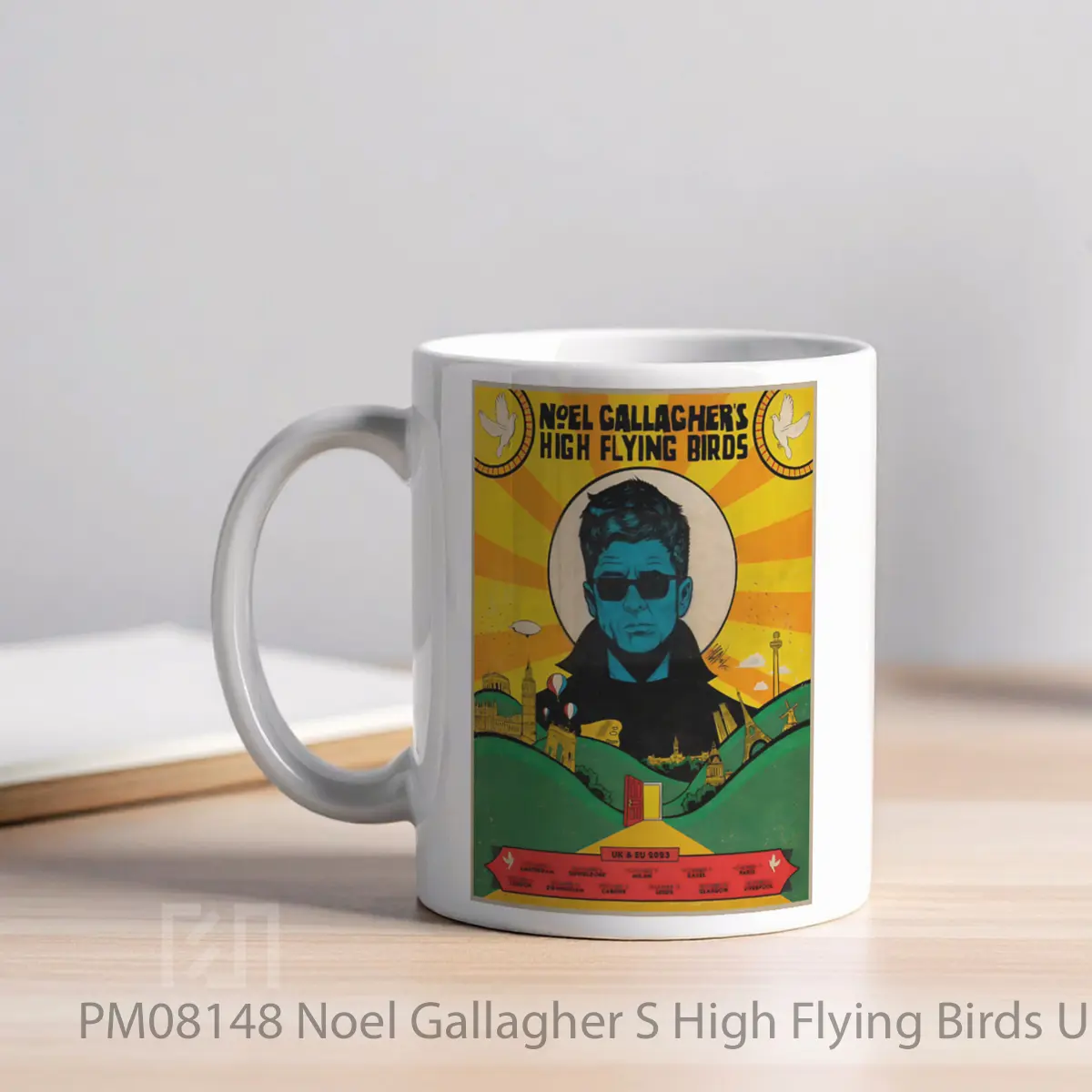Mug Noel Gallagher S High Flying Birds Uk Europe Tour 2024 MPM08148 - All-side / Desain