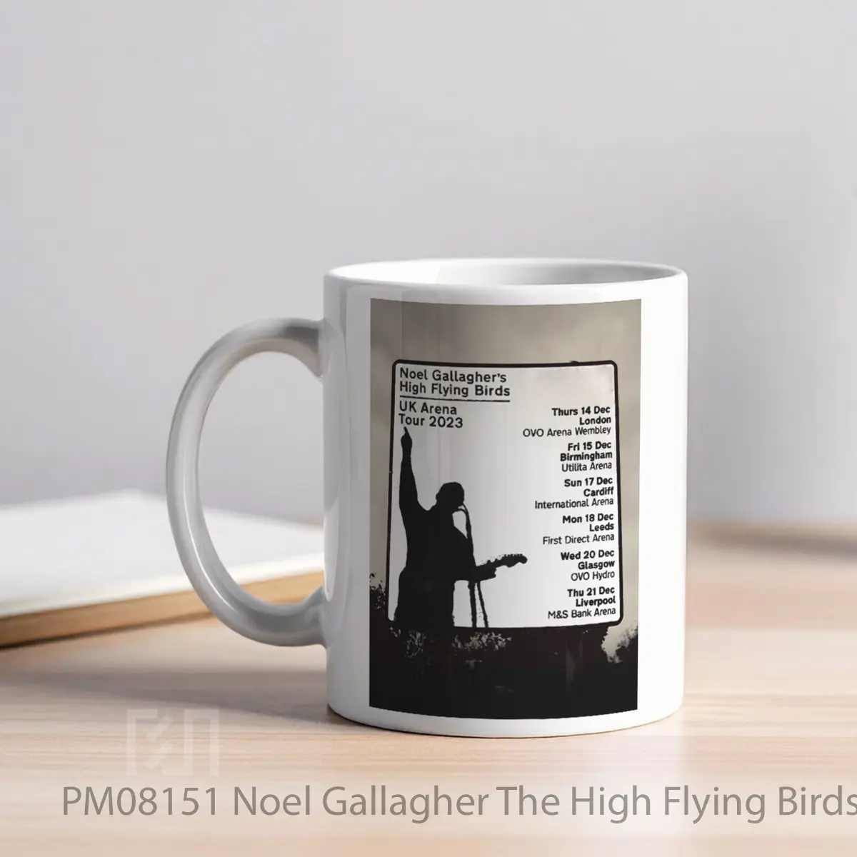 Mug Noel Gallagher The High Flying Birds Council Skies Tour MPM08151 - All-side / Desain