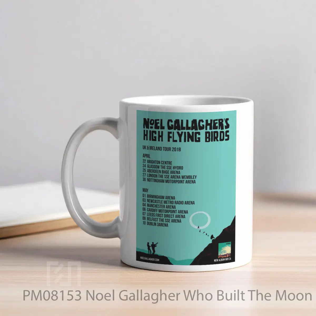 Mug Noel Gallagher Who Built The Moon Uk Ireland Tour 2018 MPM08153 - All-side / Desain