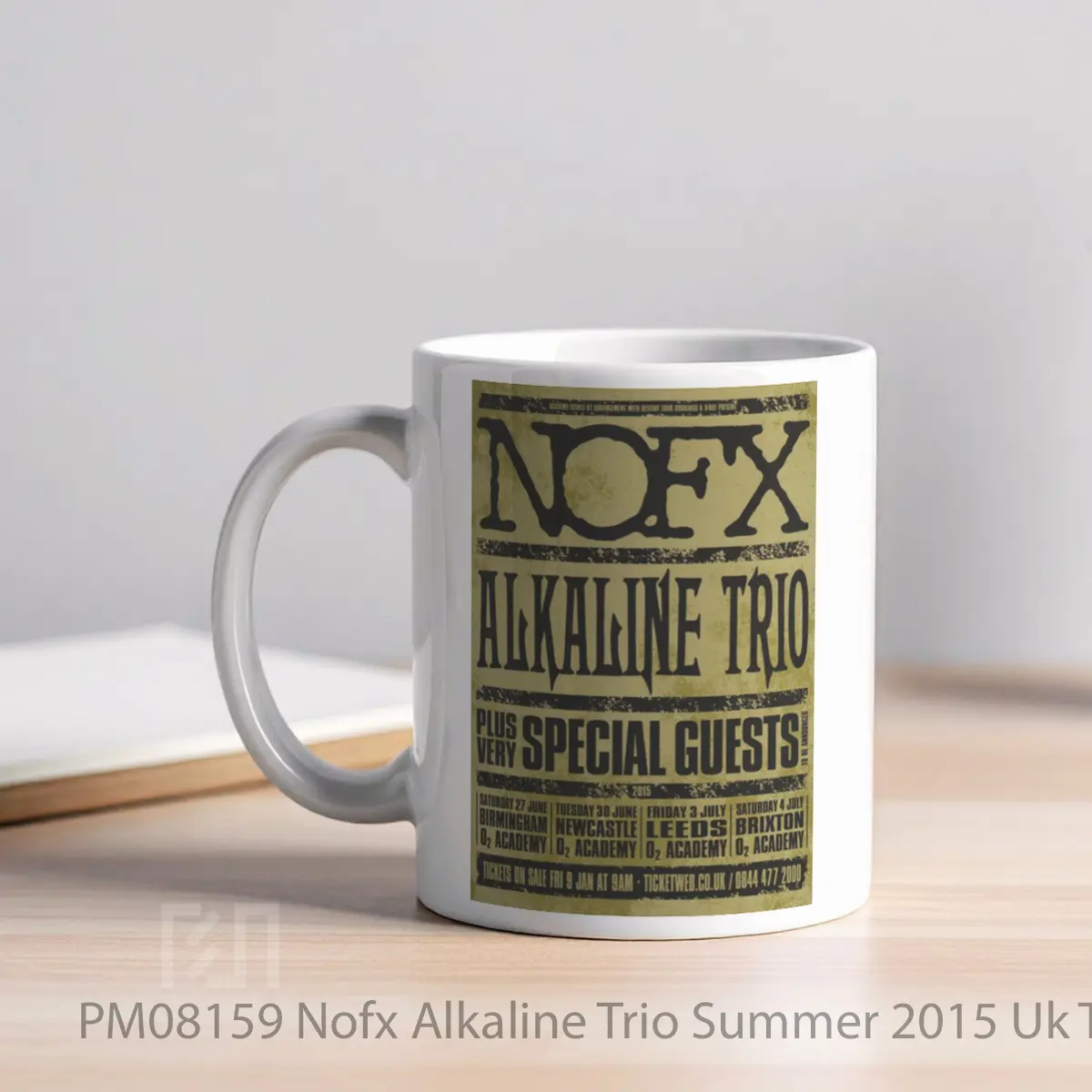 Mug Nofx Alkaline Trio Summer 2015 Uk Tour Print MPM08159 - All-side / Desain