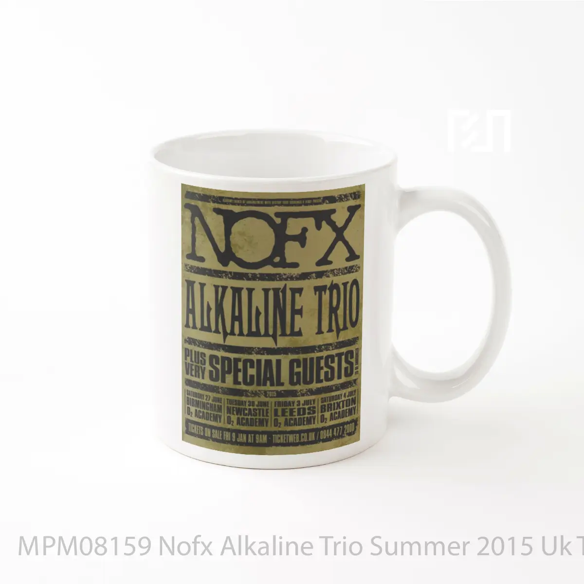 Mug Nofx Alkaline Trio Summer 2015 Uk Tour Print MPM08159