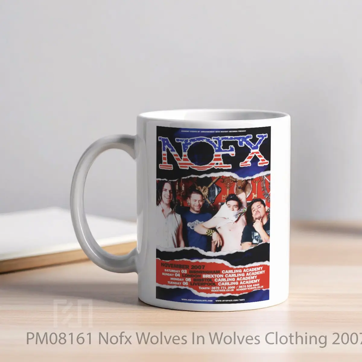 Mug Nofx Wolves In Wolves Clothing 2007 Uk Tour Print MPM08161 - All-side / Desain