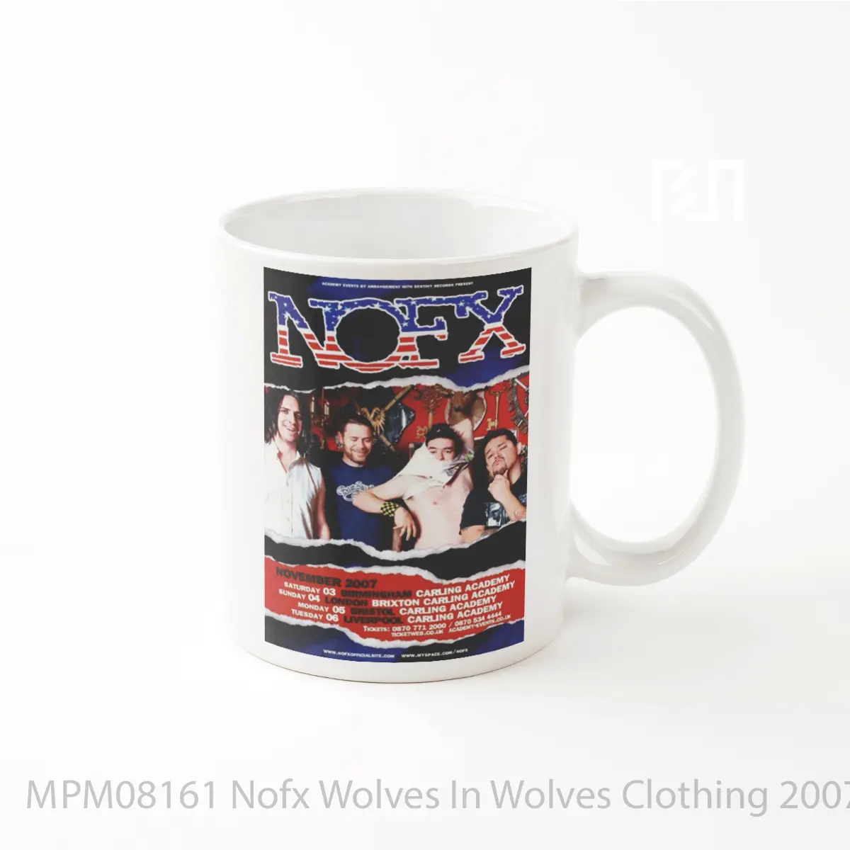 Mug Nofx Wolves In Wolves Clothing 2007 Uk Tour Print MPM08161