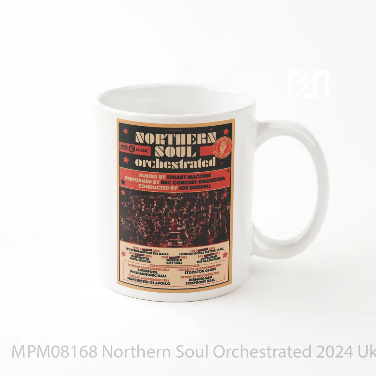 Mug Northern Soul Orchestrated 2024 Uk Tour MPM08168