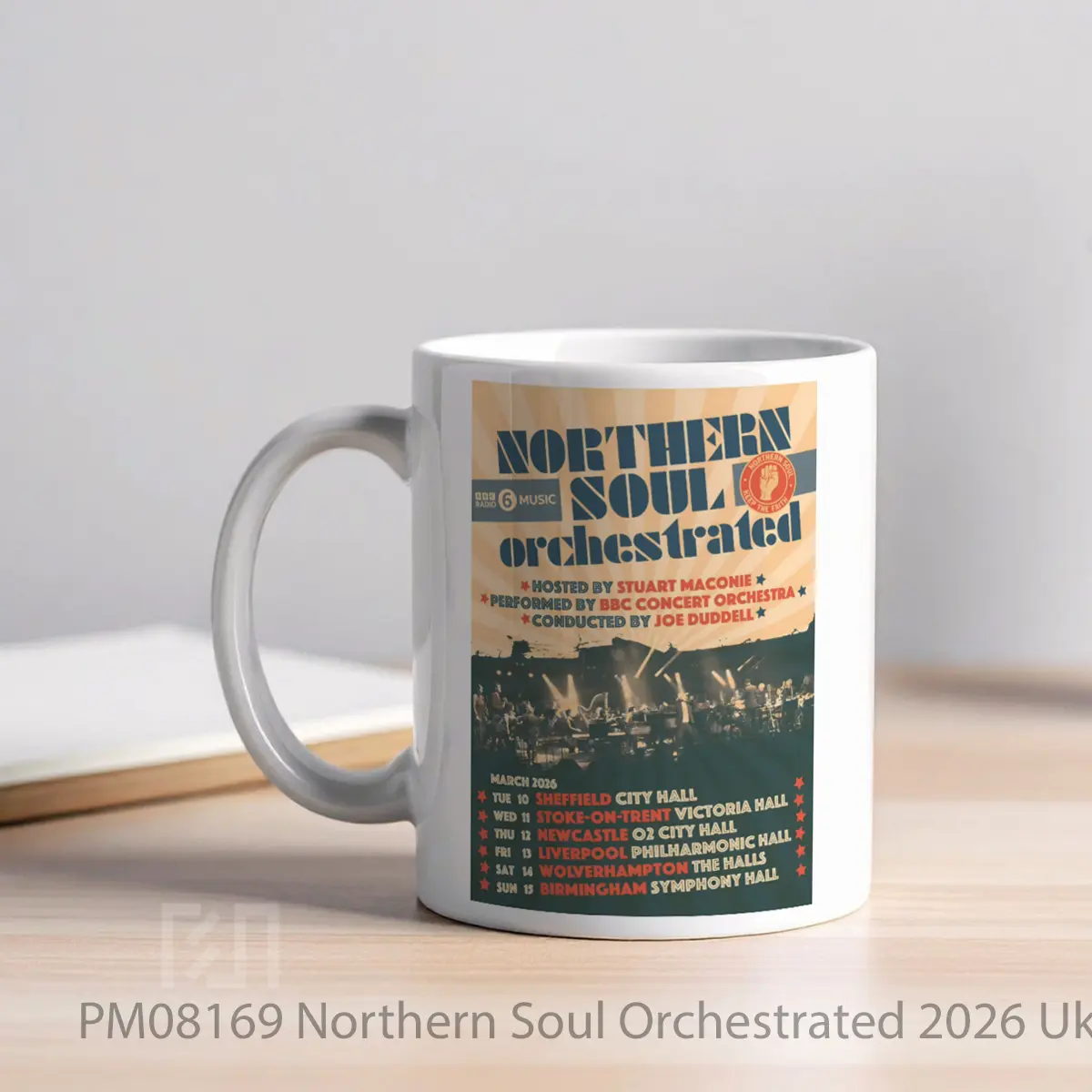 Mug Northern Soul Orchestrated 2026 Uk Tour MPM08169 - All-side / Desain