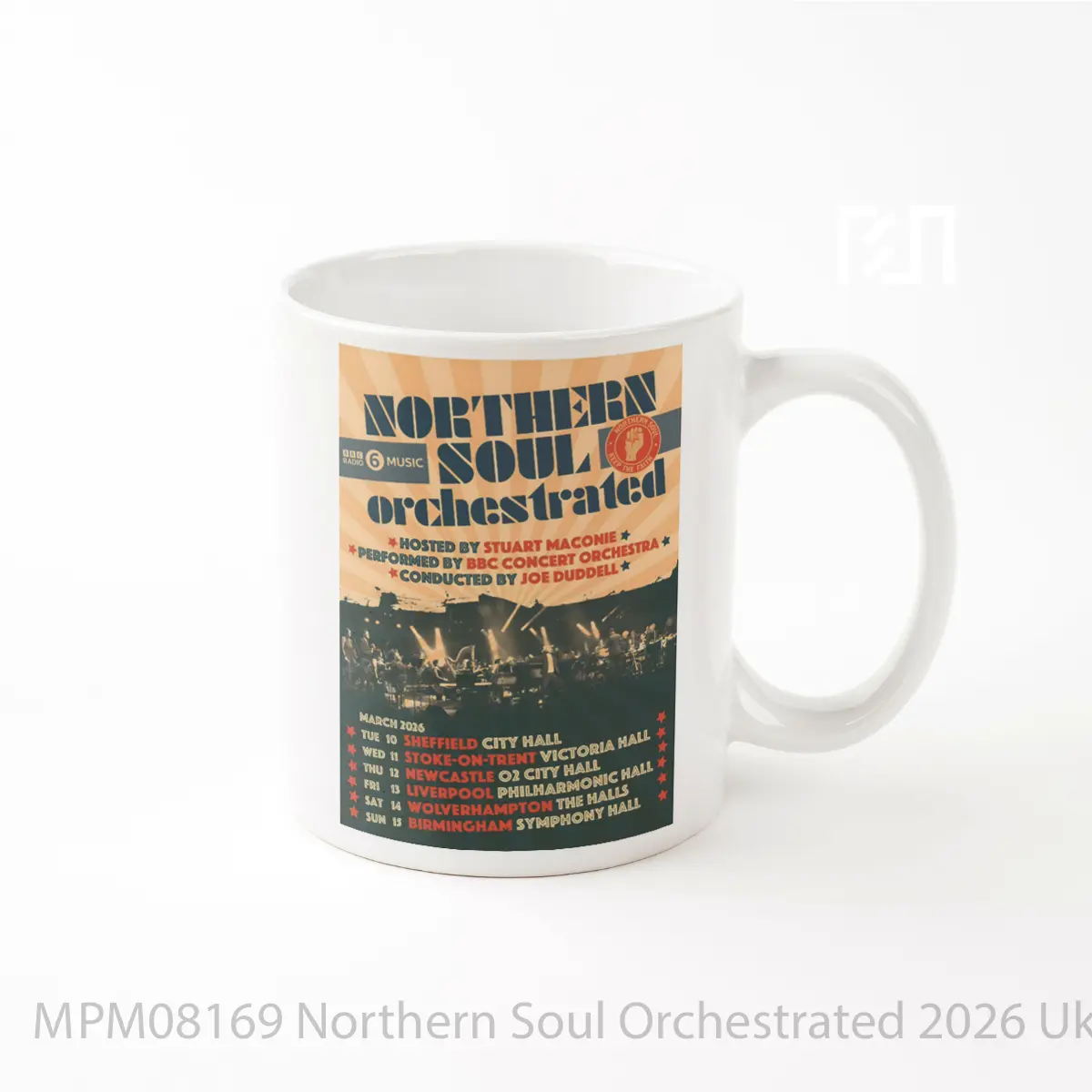 Mug Northern Soul Orchestrated 2026 Uk Tour MPM08169