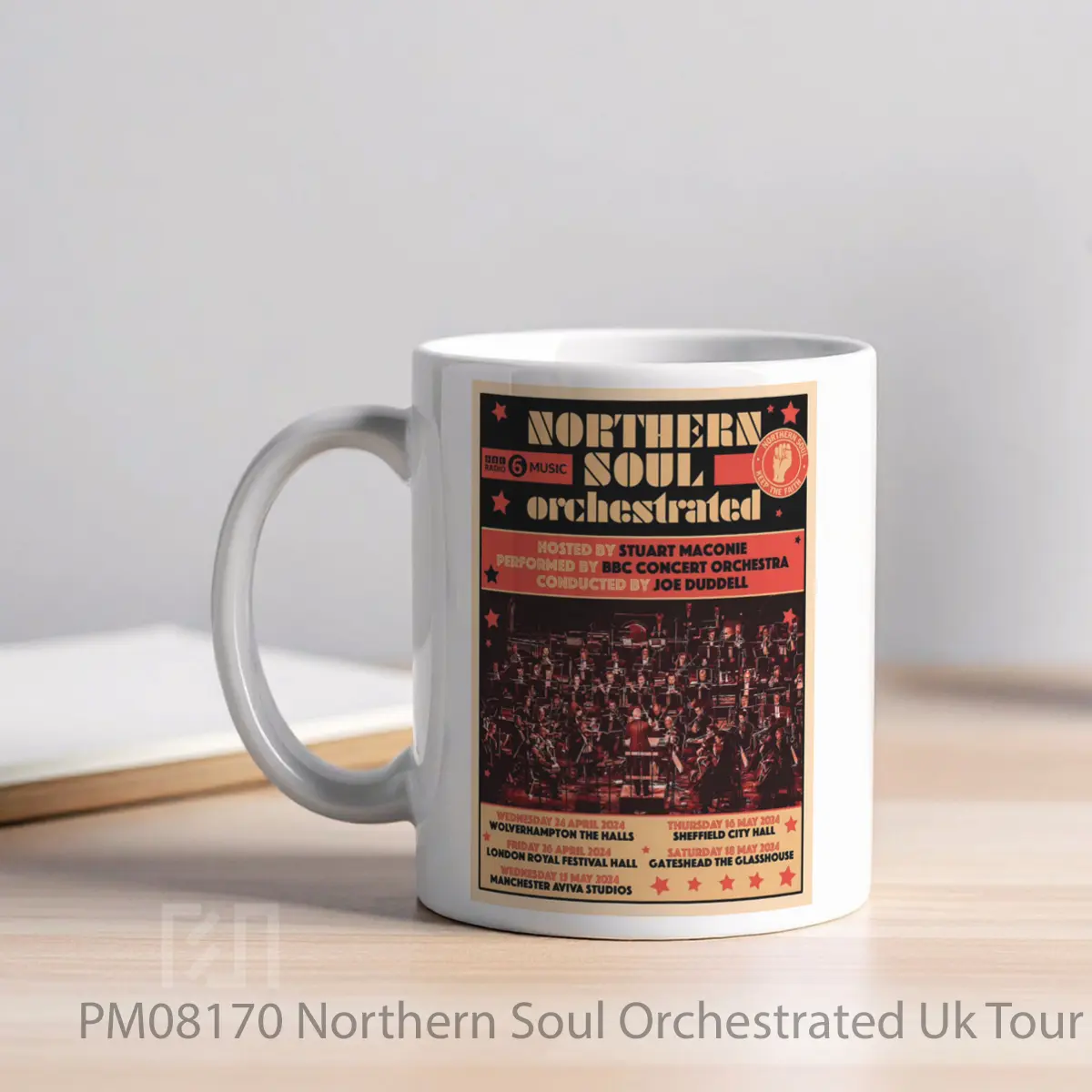 Mug Northern Soul Orchestrated Uk Tour 2024 MPM08170 - All-side / Desain