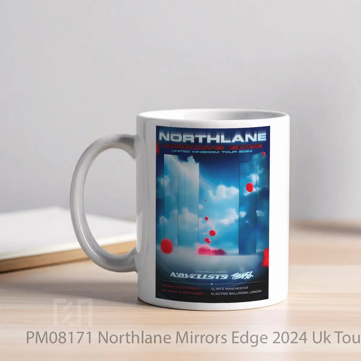 Mug Northlane Mirrors Edge 2024 Uk Tour Manchester London MPM08171 - All-side / Desain