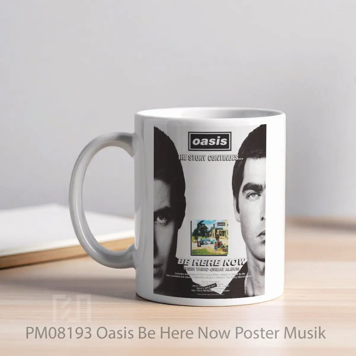 Mug Oasis Be Here Now MPM08193 - All-side / Desain