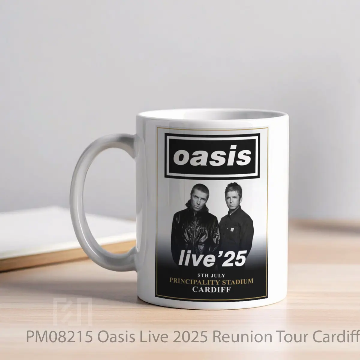 Mug Oasis Live 2025 Reunion Tour Cardiff Principality Stadium Variant MPM08215 - All-side / Desain