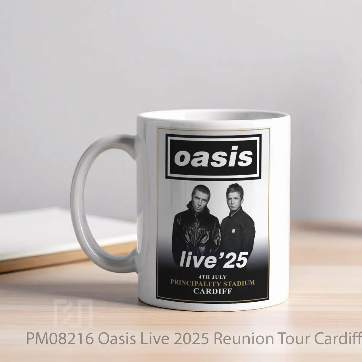 Mug Oasis Live 2025 Reunion Tour Cardiff Principality Stadium MPM08216 - All-side / Desain