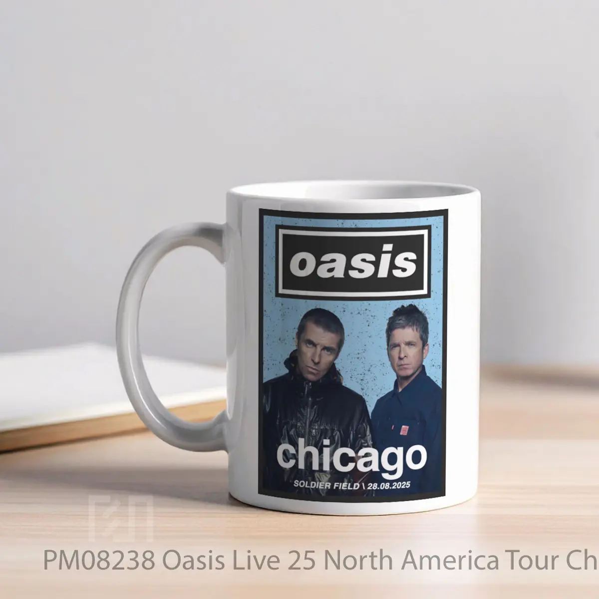 Mug Oasis Live 25 North America Tour Chicago MPM08238 - All-side / Desain