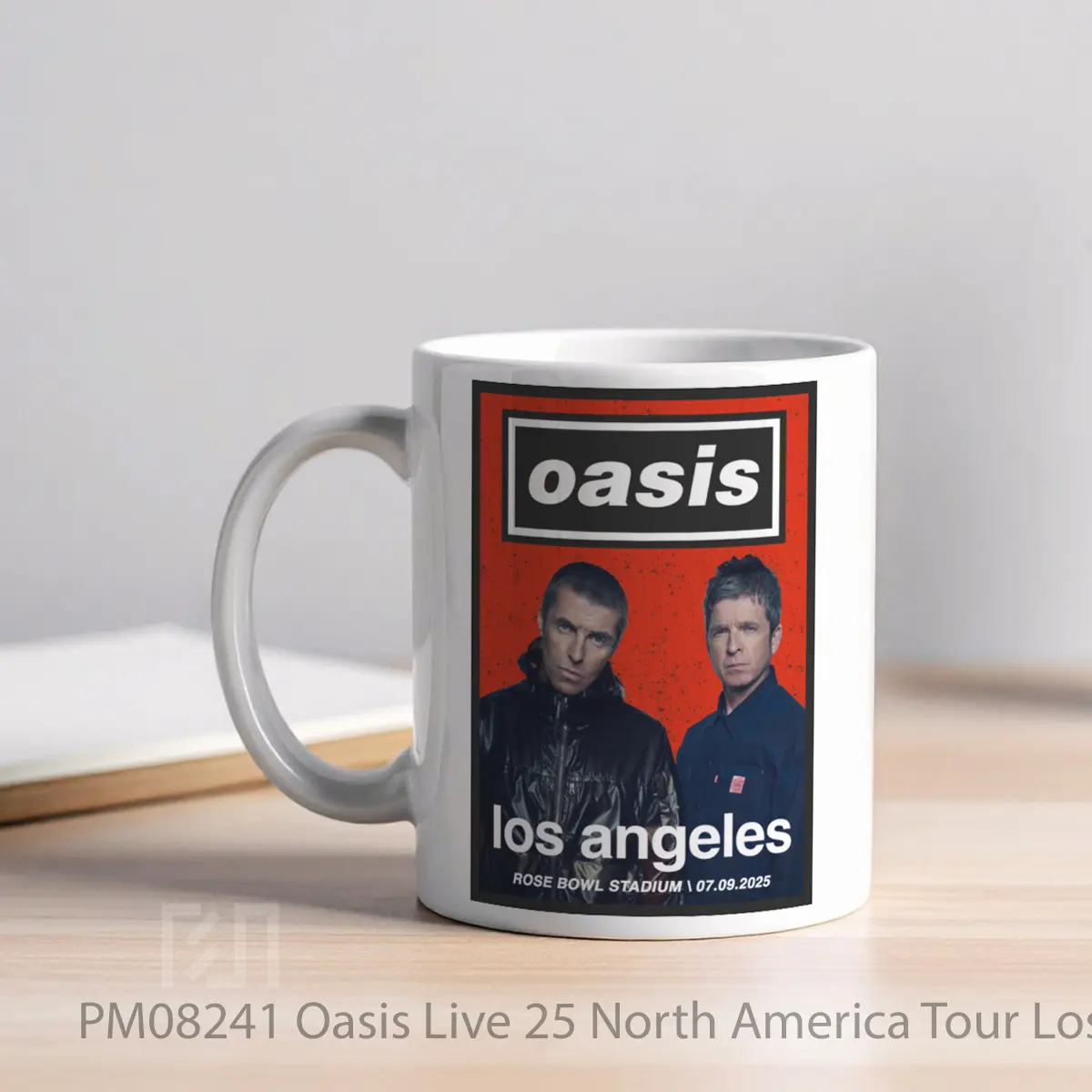 Mug Oasis Live 25 North America Tour Los Angeles Rose Bowl MPM08241 - All-side / Desain