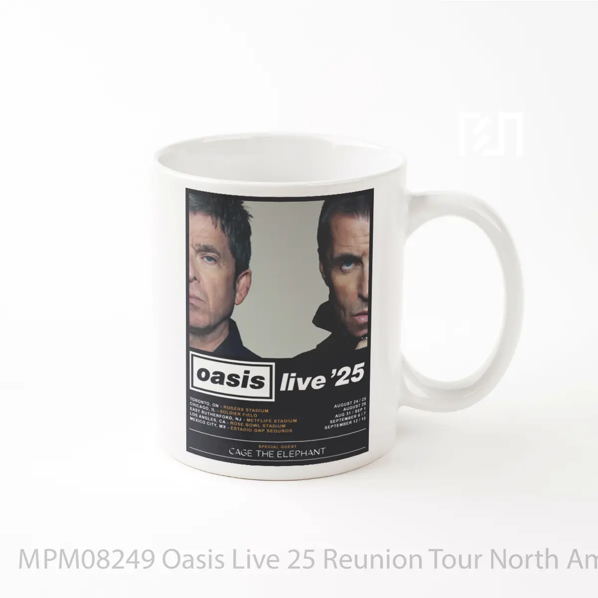 Mug Oasis Live 25 Reunion Tour North America Mexico 2025 MPM08249