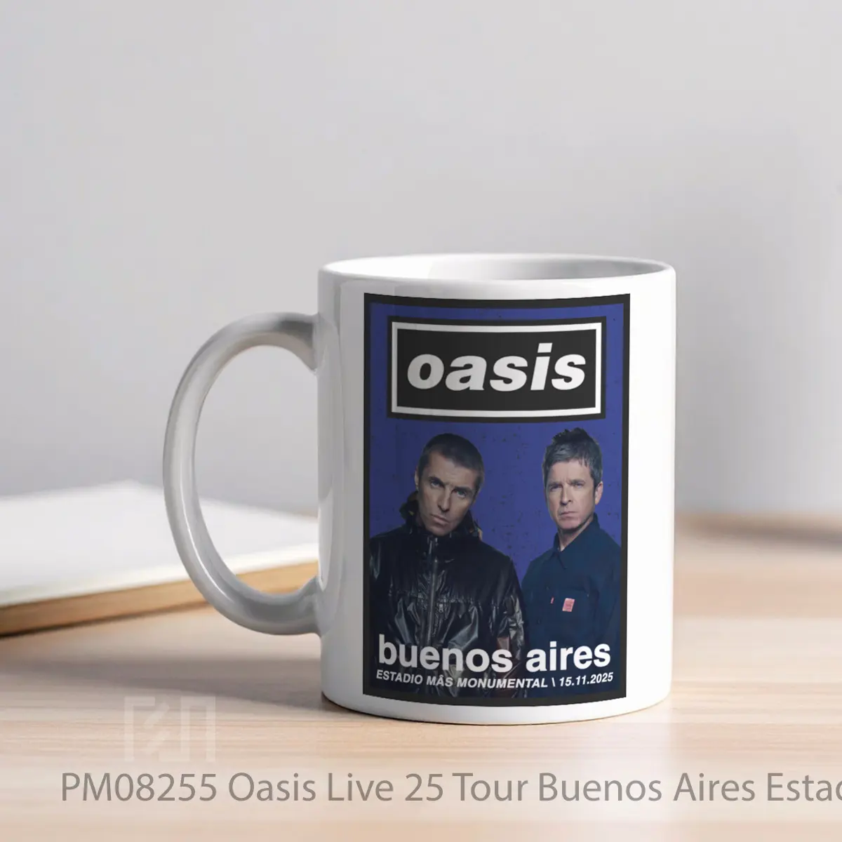 Mug Oasis Live 25 Tour Buenos Aires Estadio M S Monumental MPM08255 - All-side / Desain