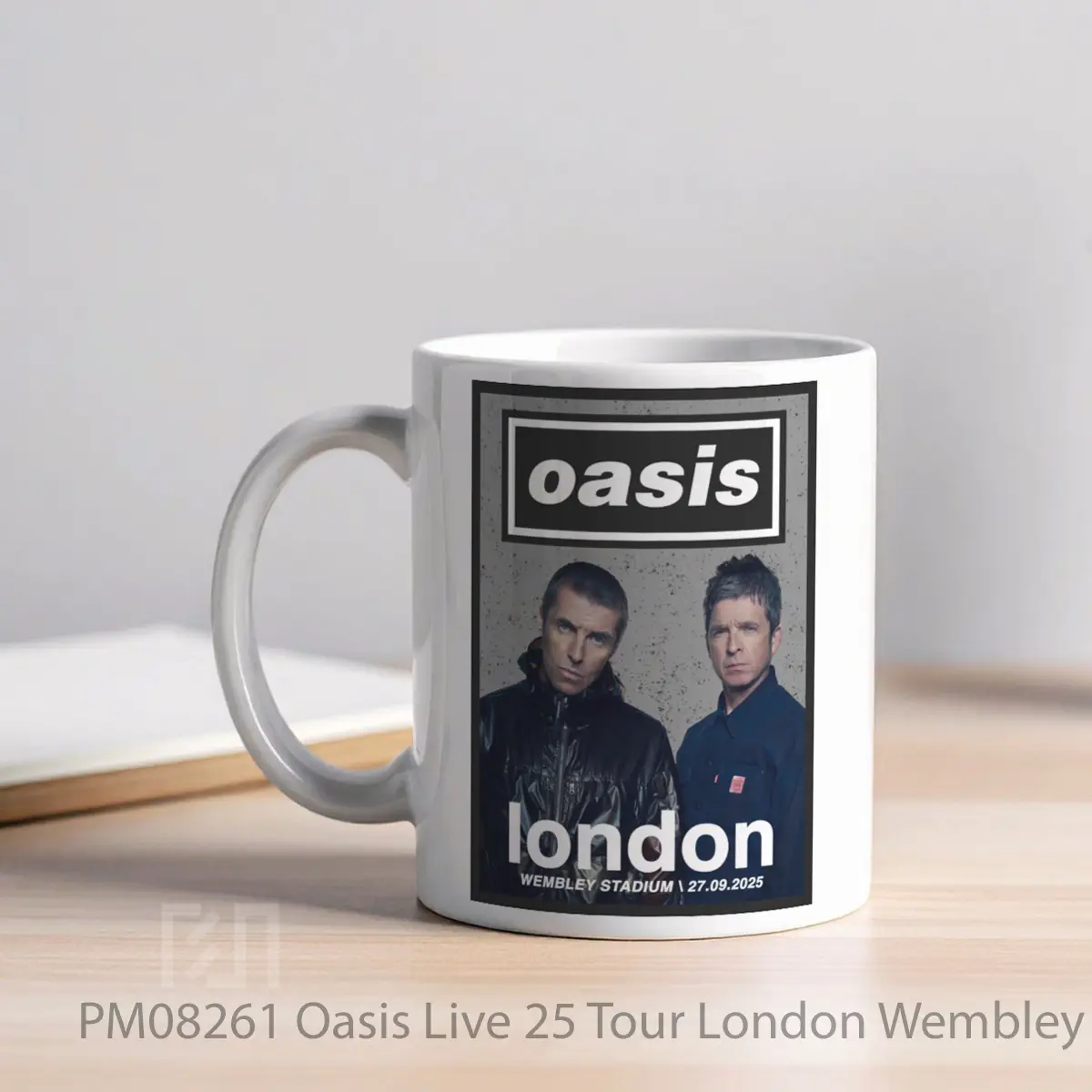 Mug Oasis Live 25 Tour London Wembley Stadium 27 September MPM08261 - All-side / Desain