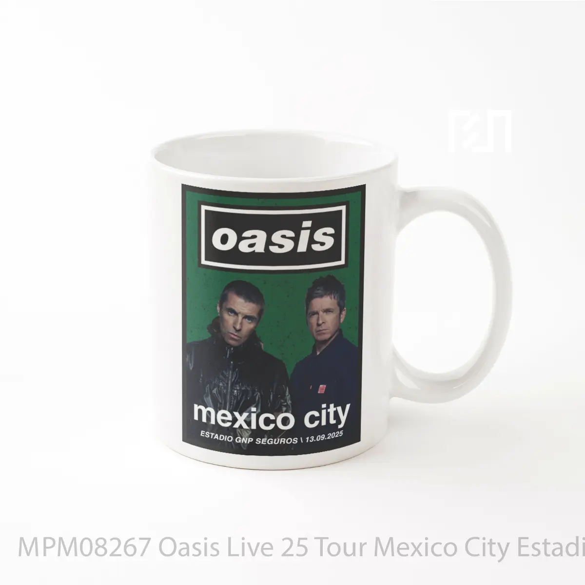 Mug Oasis Live 25 Tour Mexico City Estadio Gnp Seguros Varian 1 MPM08267