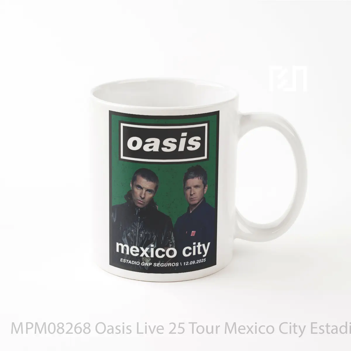 Mug Oasis Live 25 Tour Mexico City Estadio Gnp Seguros Varian 2 MPM08268