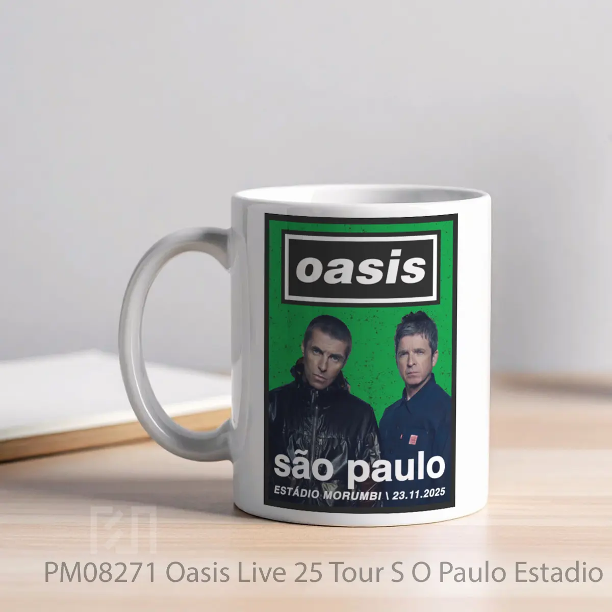 Mug Oasis Live 25 Tour S O Paulo Estadio Morumbi MPM08271 - All-side / Desain