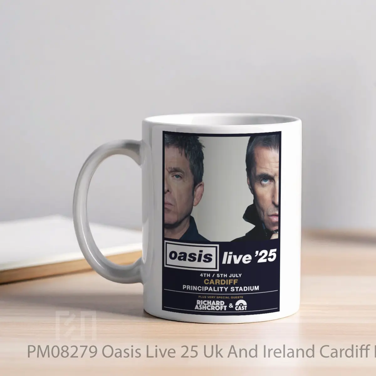 Mug Oasis Live 25 Uk And Ireland Cardiff Principality Stadium MPM08279 - All-side / Desain