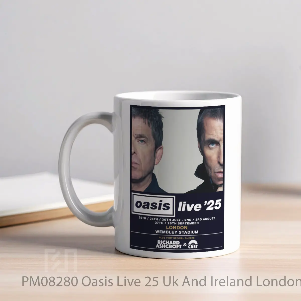 Mug Oasis Live 25 Uk And Ireland London Wembley Stadium MPM08280 - All-side / Desain