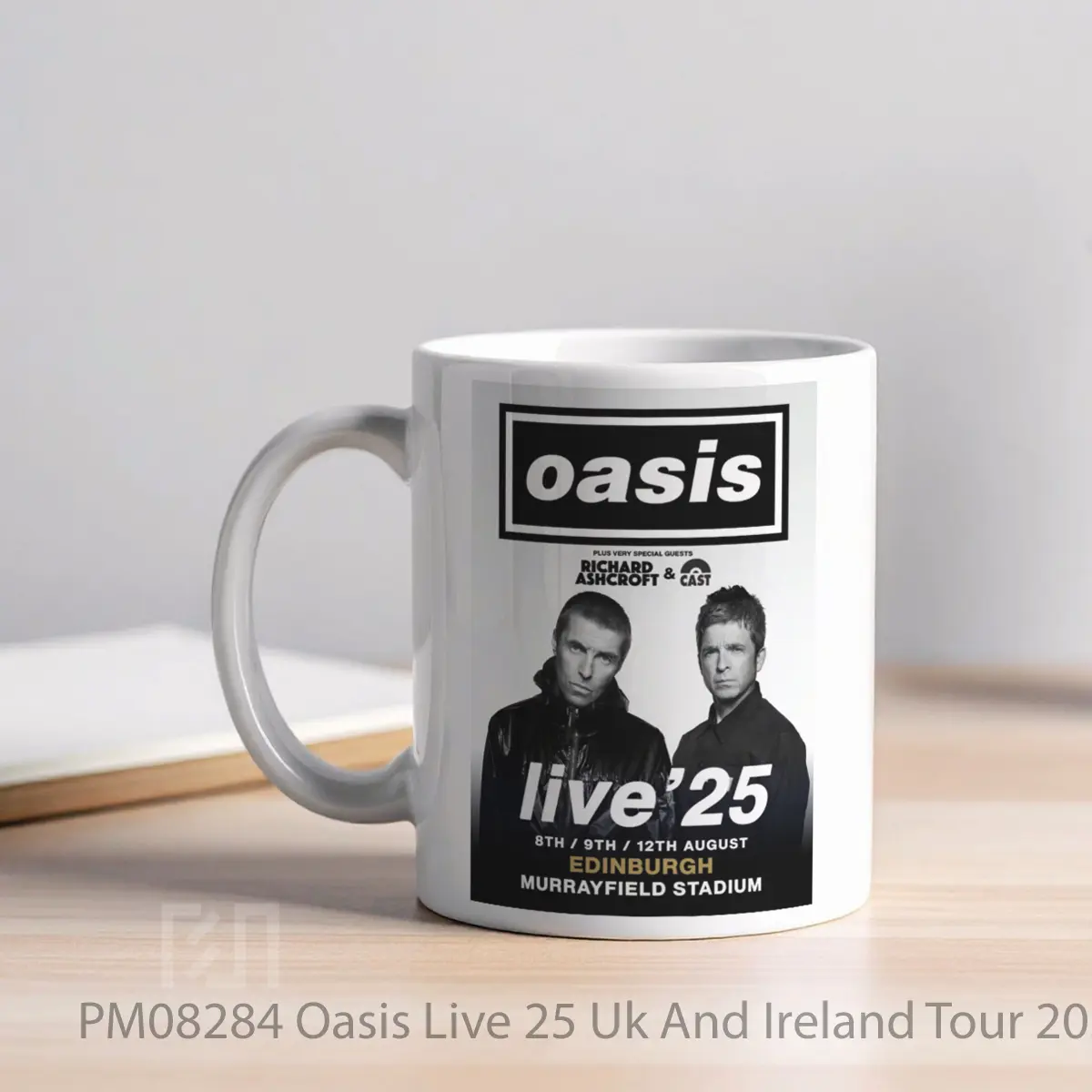 Mug Oasis Live 25 Uk And Ireland Tour 2025 Edinburgh Murrayfield MPM08284 - All-side / Desain