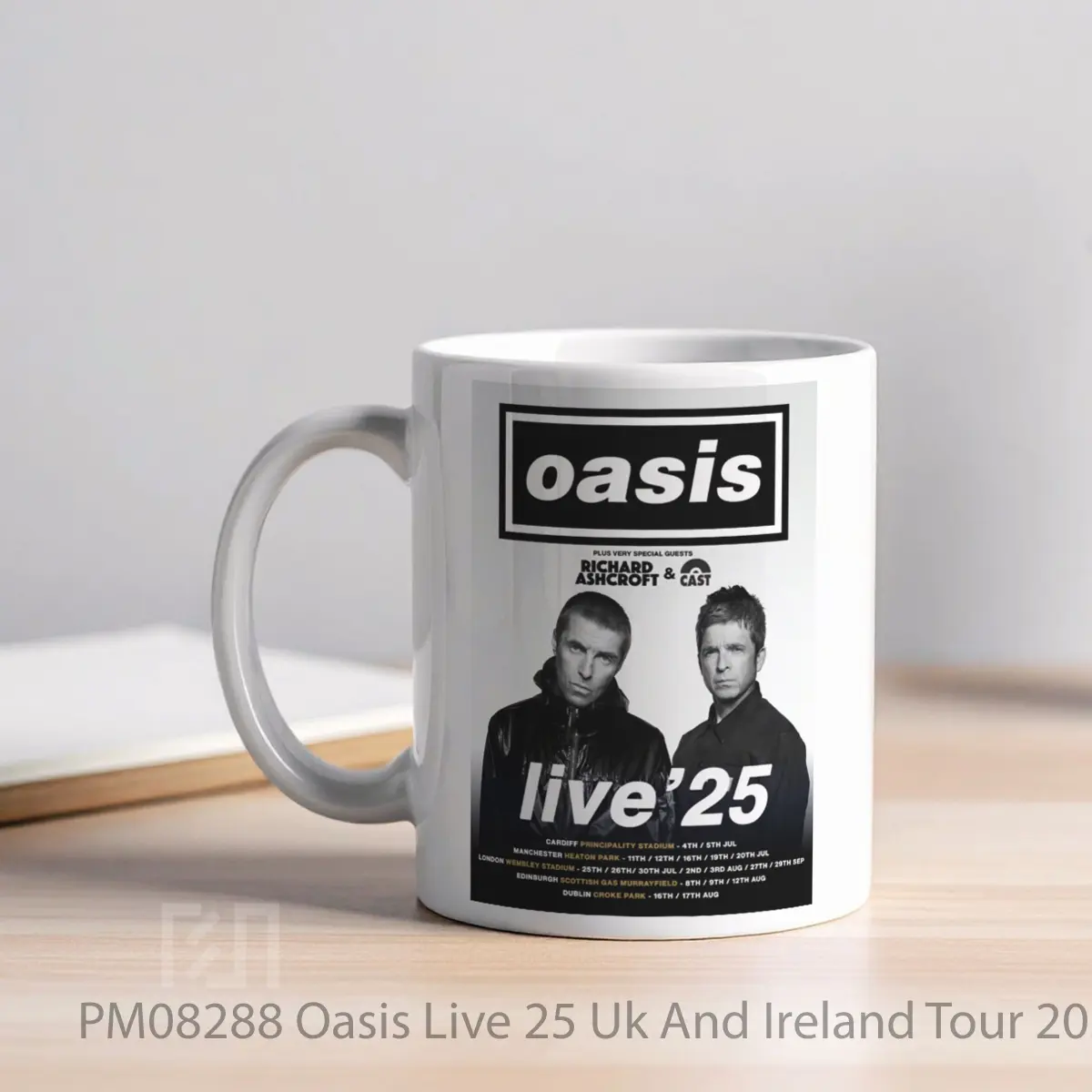 Mug Oasis Live 25 Uk And Ireland Tour 2025 Print MPM08288 - All-side / Desain