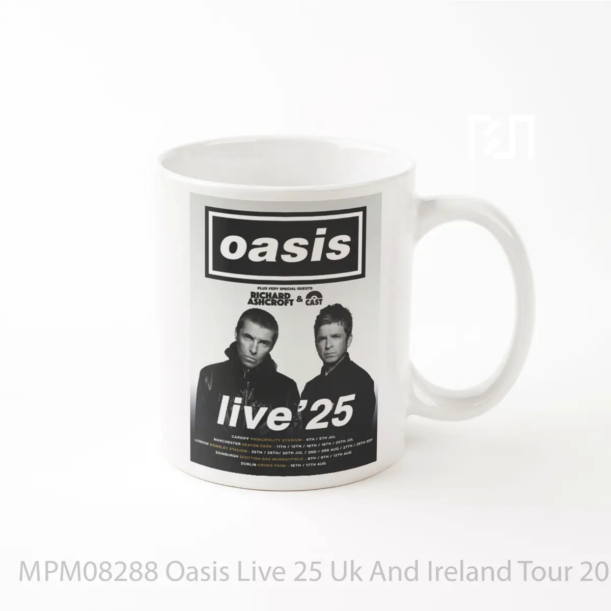 Mug Oasis Live 25 Uk And Ireland Tour 2025 Print MPM08288