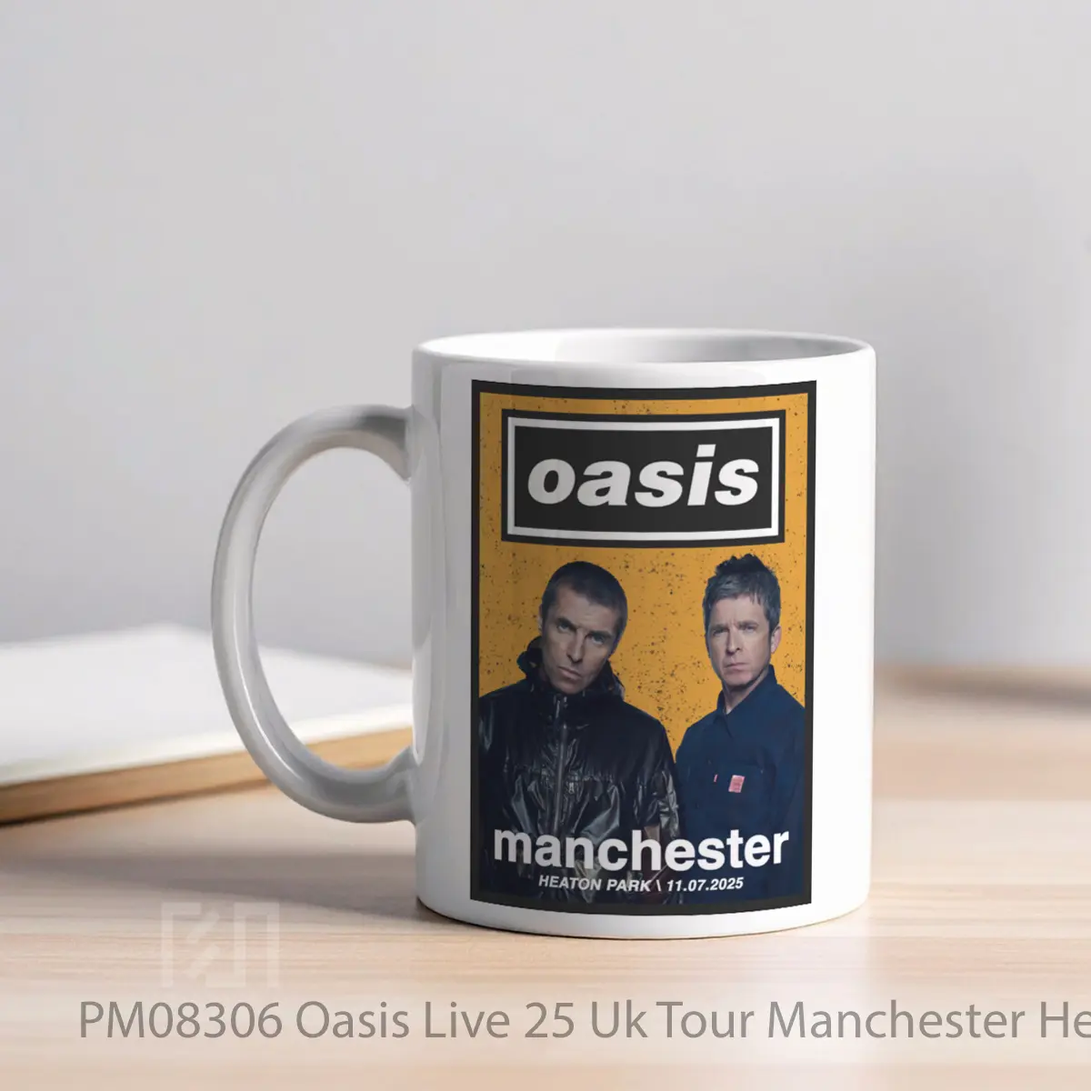 Mug Oasis Live 25 Uk Tour Manchester Heaton Park 11 August MPM08306 - All-side / Desain