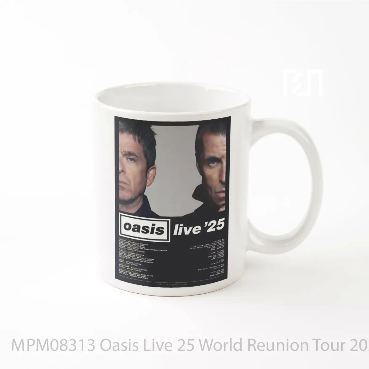 Mug Oasis Live 25 World Reunion Tour 2025 MPM08313