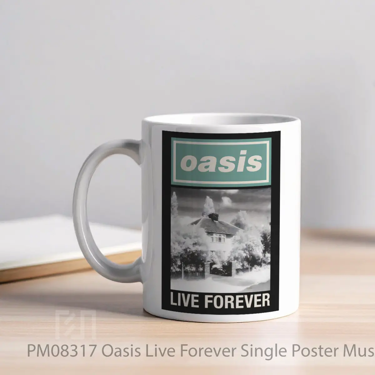Mug Oasis Live Forever Single MPM08317 - All-side / Desain