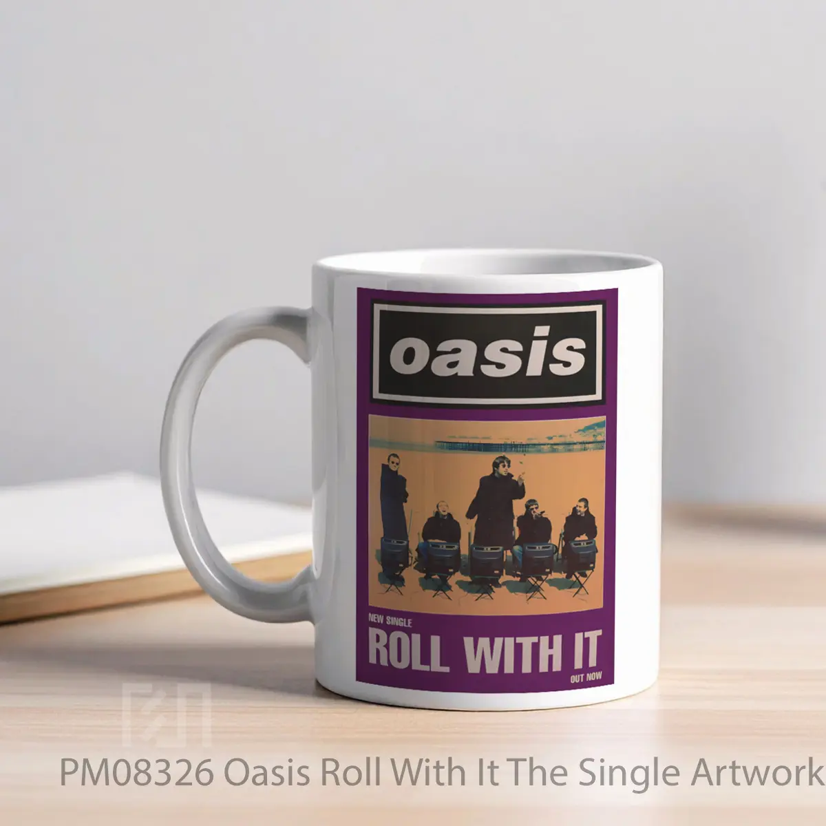 Mug Oasis Roll With It The Single Artwork MPM08326 - All-side / Desain